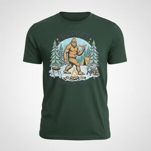 Funny Bigfoot Graphic T-Shirt